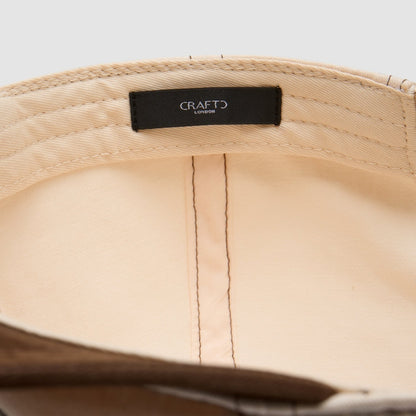 Gentlemen's Club Hat (Cream/Brown)